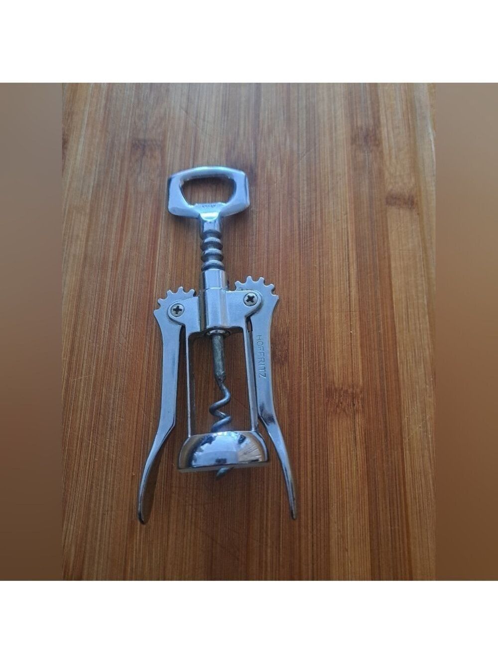 VTG Metal Winged HOFFRITZ Italy Corkscrew Wine Bottle Opener
